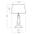 Lampa stołowa PETIT TRIANON L051061217 - 4concepts