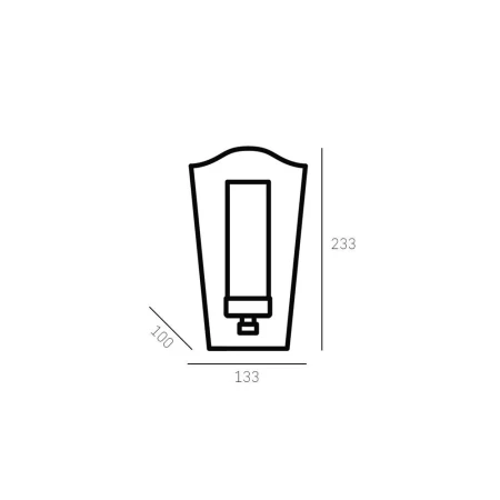 Cosmo Light Elegancka lampa ścienna DUBLIN W01155CH