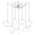 Kaspa lampa loft wisząca LONGIS SPIDER 10681702